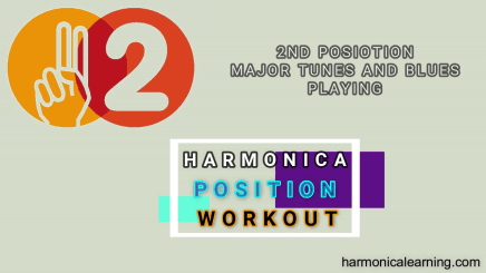 Second position blues harmonica course