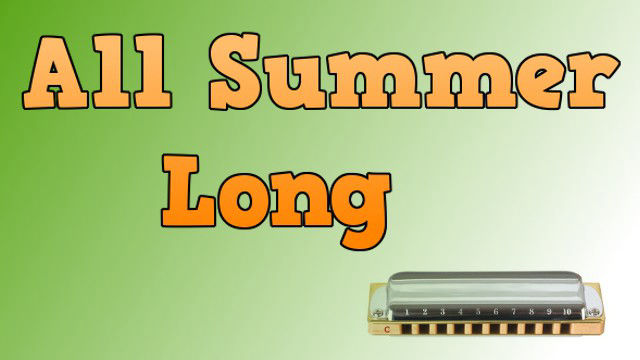 All summer long on harmonica logo