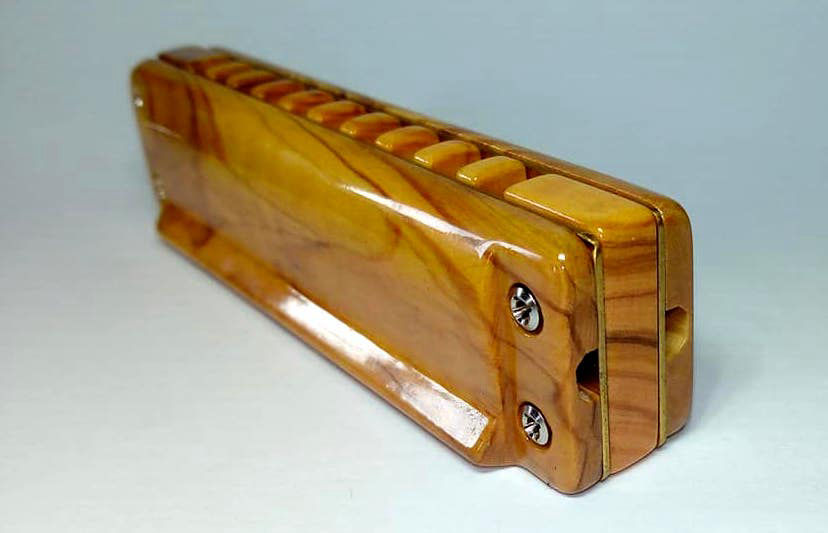 Wooden personalised harmonica comb