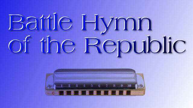 Battle Hymn Of The Republic on harmonica logo