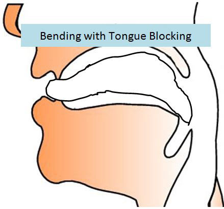 Harmonica bending - bent draw note playing embouchure with tongue blocking
