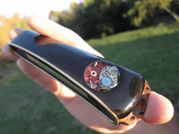 Bobber harmonica custom detail
