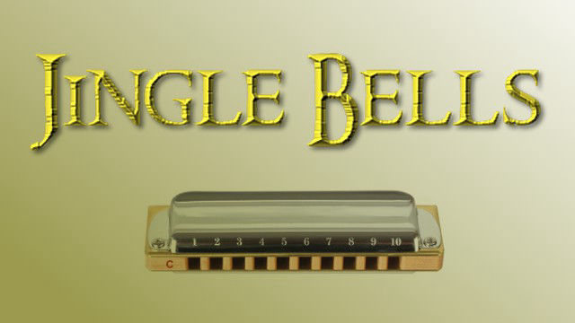 Jingle Bells on harmonica logo