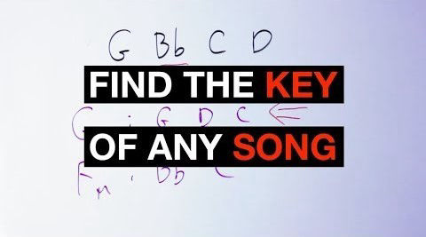 How to find the key of any song