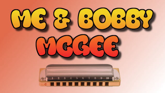 Me & Bobby McGee By Janis Joplin on harmonica logo