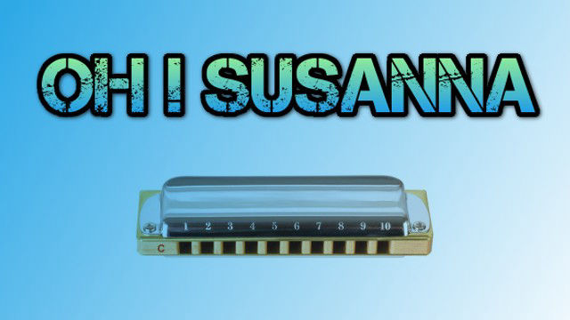 Oh! Susanna on harmonica logo