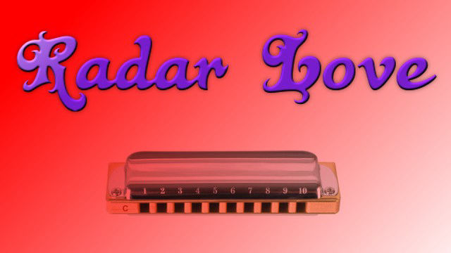 Radar Love by Golden Earring on harmonica logo