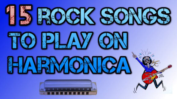 A collection of rock songs to play on harmonica
