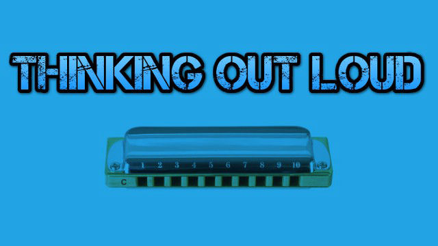 Thinking Out Loud on harmonica logo